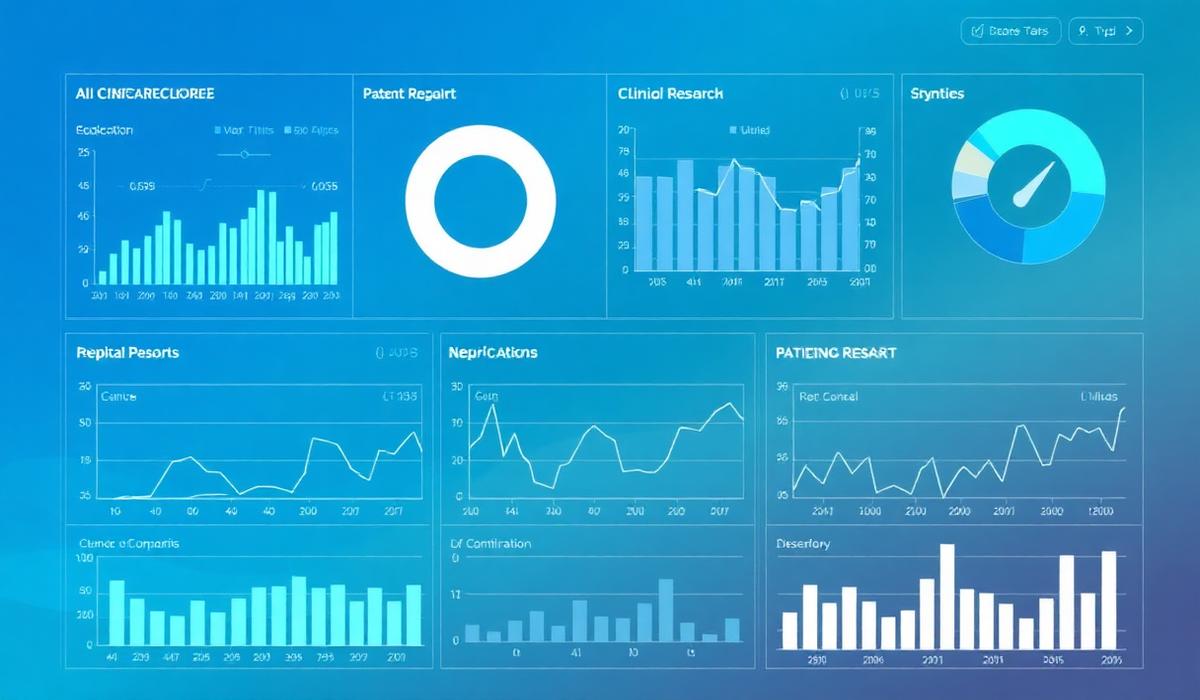 Clinical research analytics dashboard
